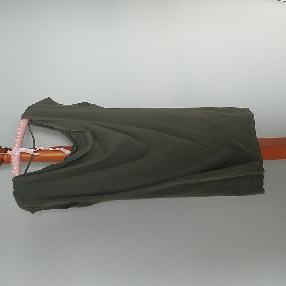Women's cotton green dress